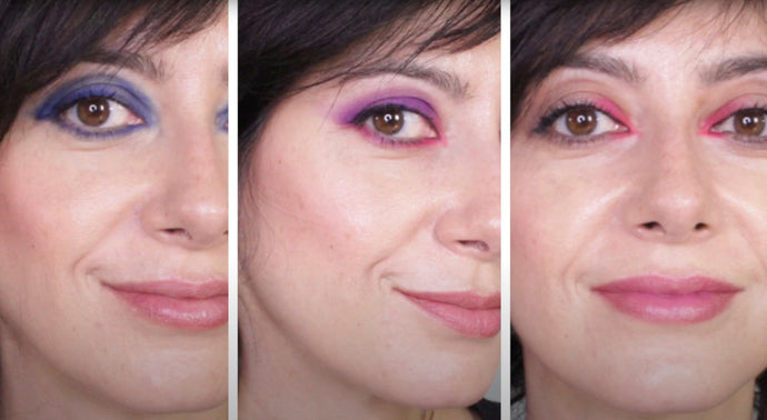 Come usare i pennelli per realizzare un make-up occhi colorato